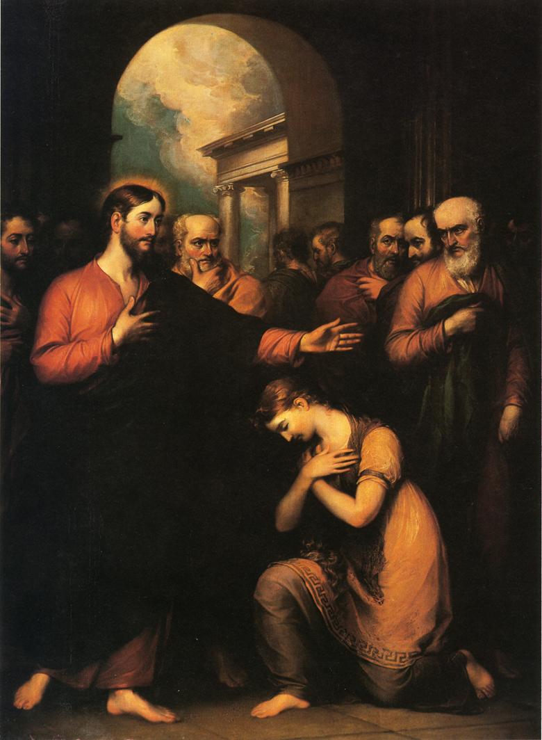 Woman Taken in Adultery John Trumbull