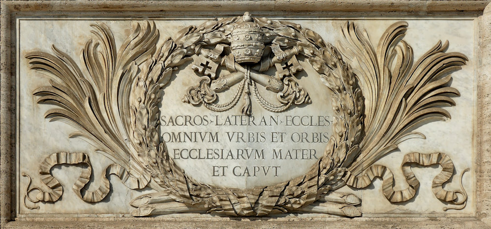 Inscription Ecclesiarum Mater San Giovanni in Laterano 