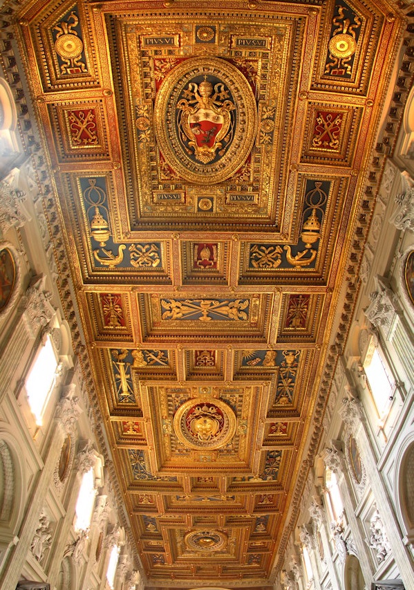 St John Lateran ceiling