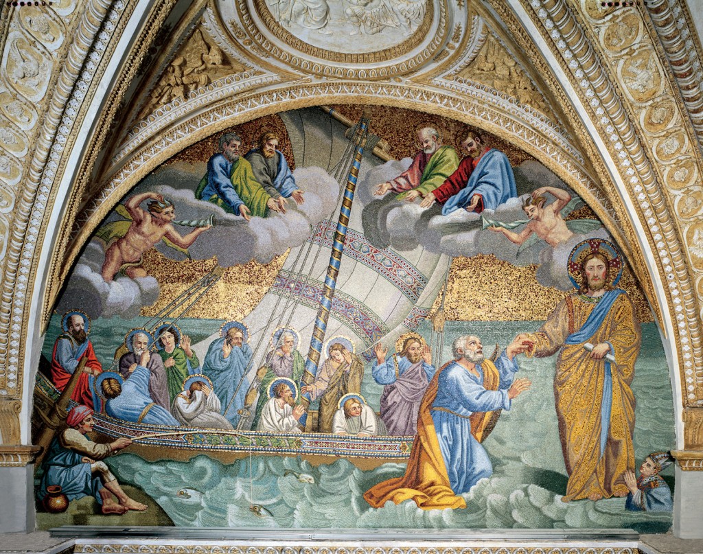 mosaico navicella
